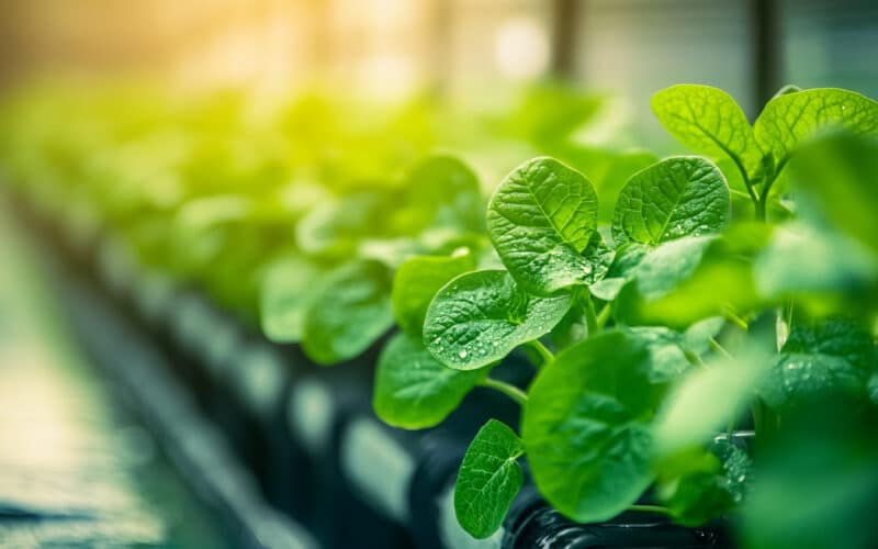Flower beds kept lush with drip irrigation